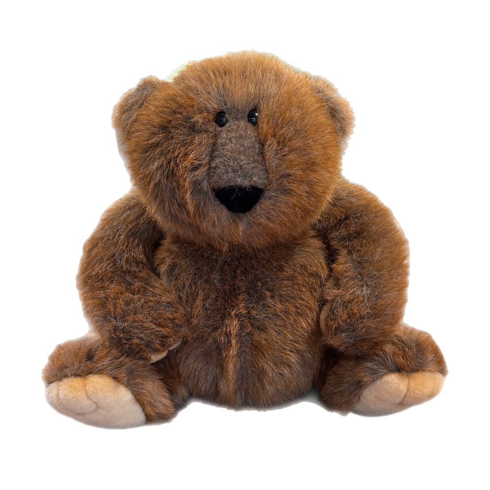 Vintage 1993 24K Polar Puff Special Effects Hugly Bugly Brown Plush Bear 5774